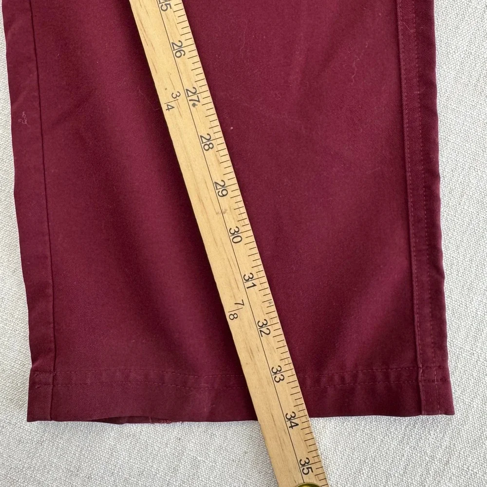 FIGS Technical Collection Men's XL Burgundy Cargo Scrub Pants Stretch TM3001